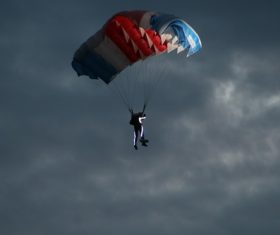 Challenging paragliding Stock Photo 10