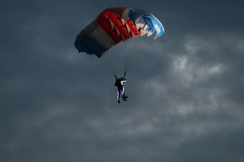 Challenging paragliding Stock Photo 10