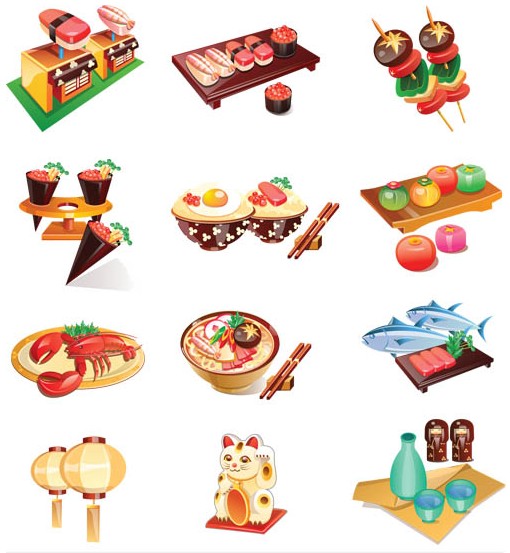 Chinese Food graphic vector