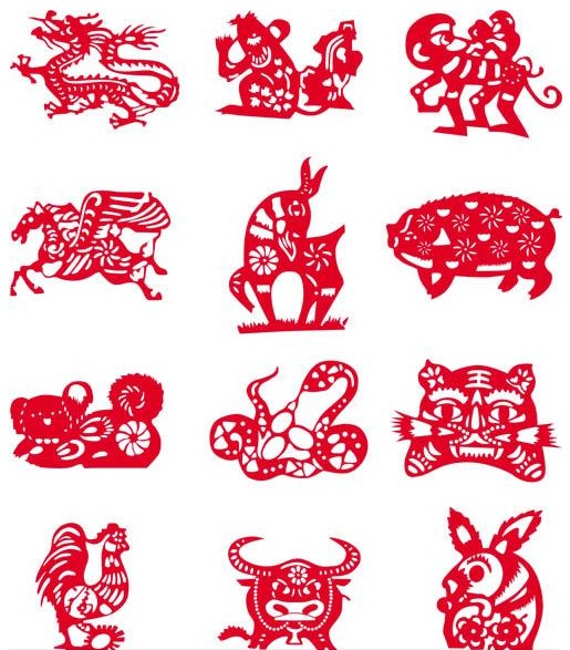 Chinese Ornaments vector graphics
