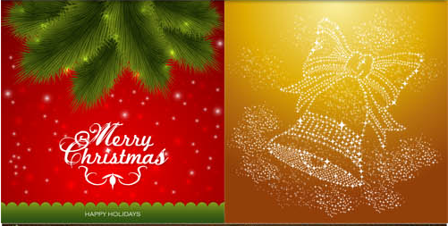 Christmas Backgrounds 5 design vector