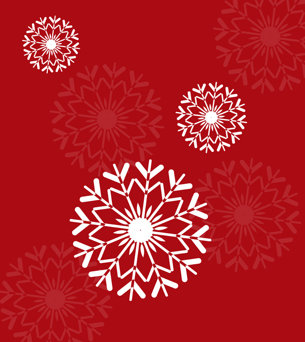Christmas Snowflakes Background Illustration vector