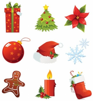 Christmas Icons vector