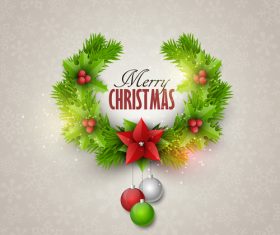 Christmas festvial card template gray vector 02