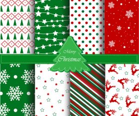 Christmas plaid seamless pattern vector