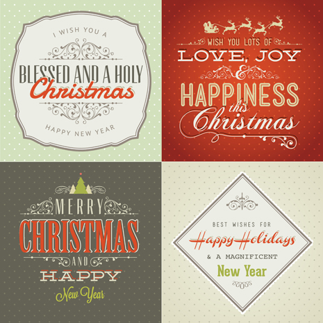 Christmas poster background vector graphic free download