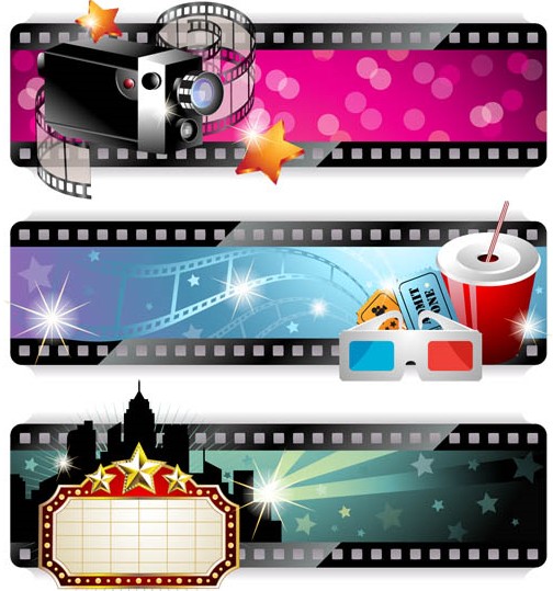 CinemBanners free vectors