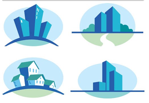 City Symbols graphic vector