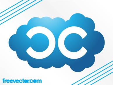 Cloud Logo Template vector material