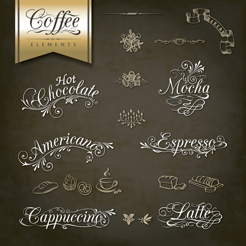 Coffee Calligraphic 1 vector