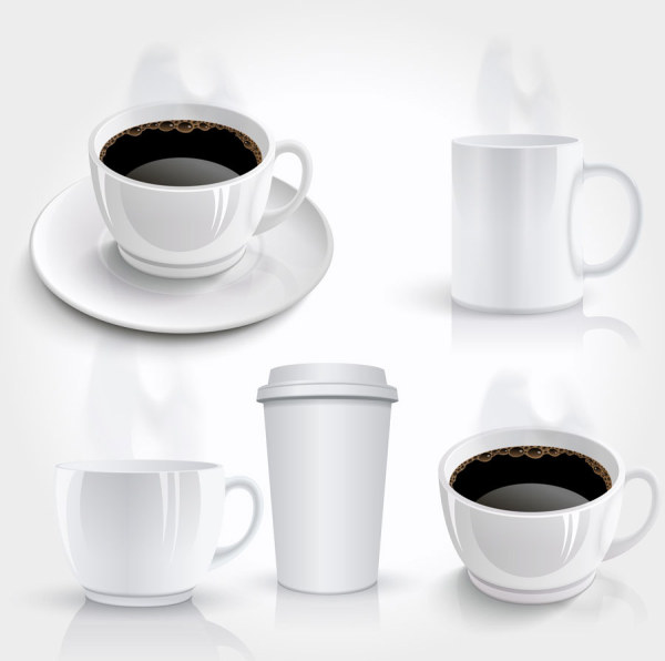Coffee Cup set vector
