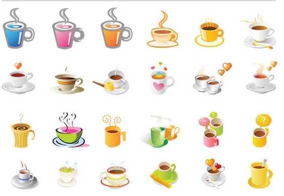 Coffee Cups graphic vector
