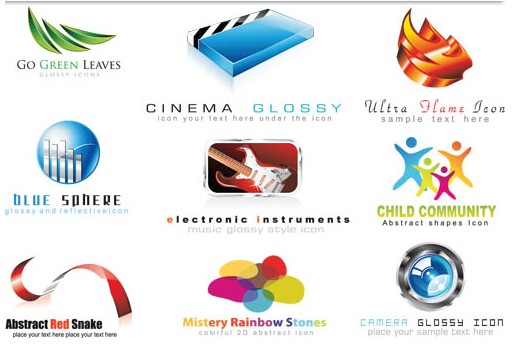 Color Logo vectors material