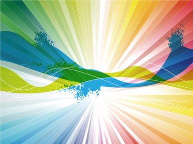 Color Spectrum Background set vector