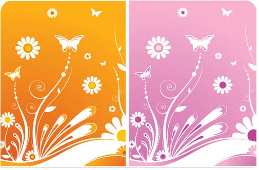 Color Spring Templates vectors graphic