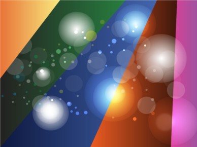 Colored Rays Circles Background vector design