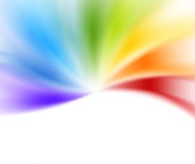 Colored blurs background abstract vectors 02