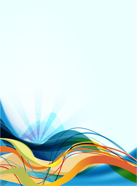 Colored dynamic background vectors