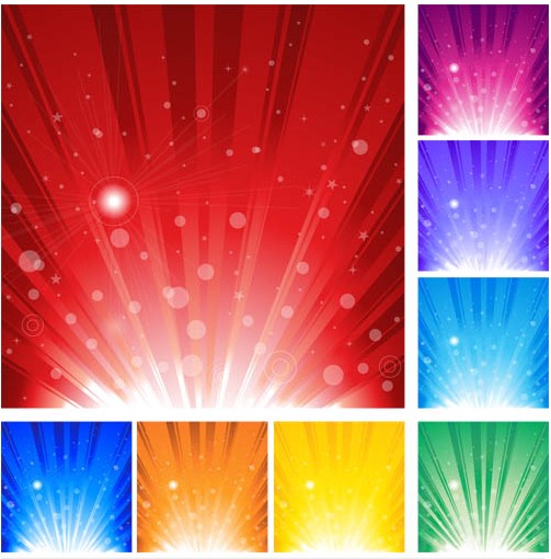 Colorful Backgrounds vectors material