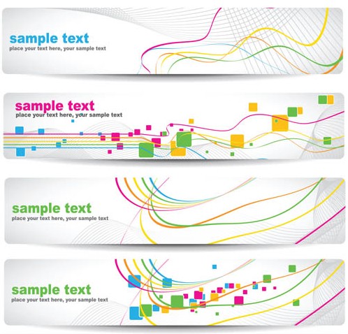 Colorful Banners vector