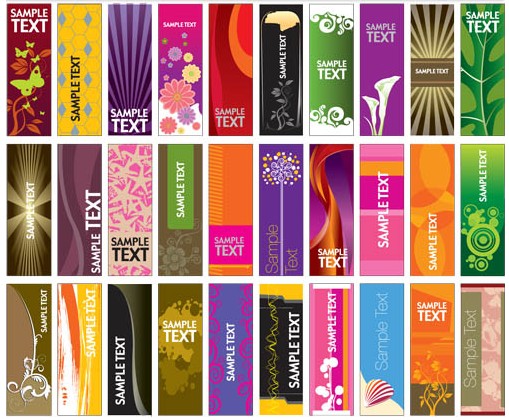 Colorful Banners vector