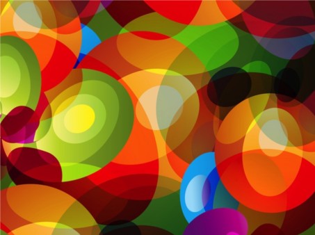 Colorful Circles Background vector