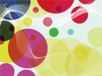 Colorful Circles Design vector
