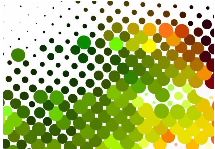 Colorful Dots Background Graphic vectors material