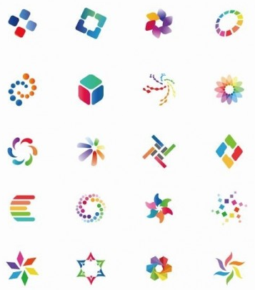 Colorful Icon Set vectors