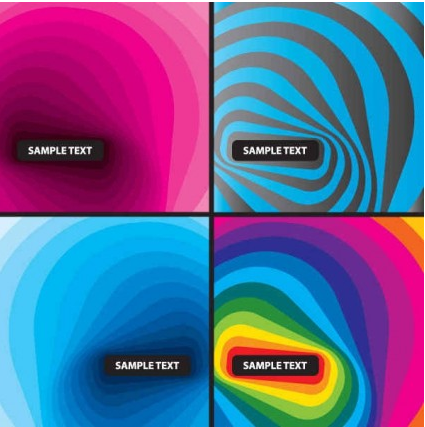 Colorful Wave background vectors graphic