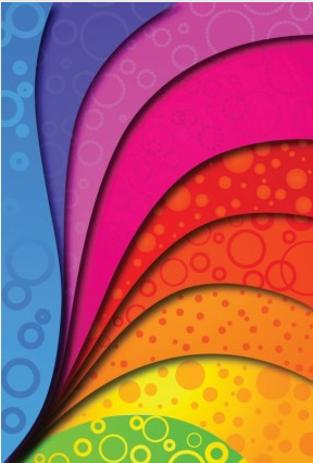 Colorful background arc Illustration vector