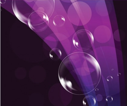 Colorful bubble background 03 vector