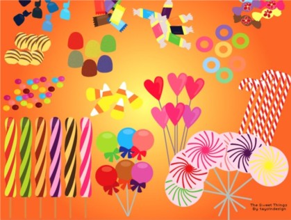 Colorful candy Illustration vector