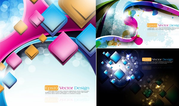 Colorful graphics background vector