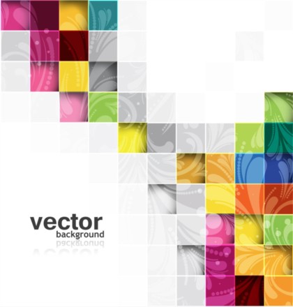 Colorful plaid background vectors graphics