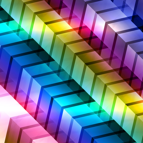 Colorful steps abstract background vector