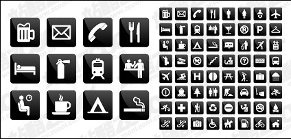 Common instructions living icon vector graphics