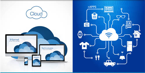Computing Clouds 5 vector design
