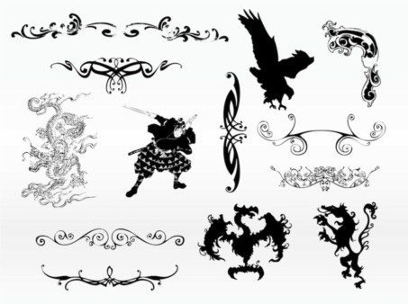 Cool Tattoo Designs vector