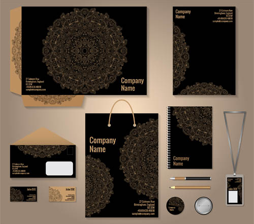 Corporate Stationery Designs 5 vector