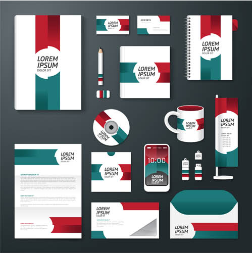 Corporate Stationery Designs 6 vector