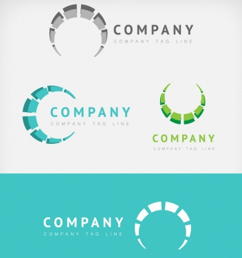 Corporate logo design vectors graphics