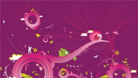 Crazy Purple Background Graphics vector graphics