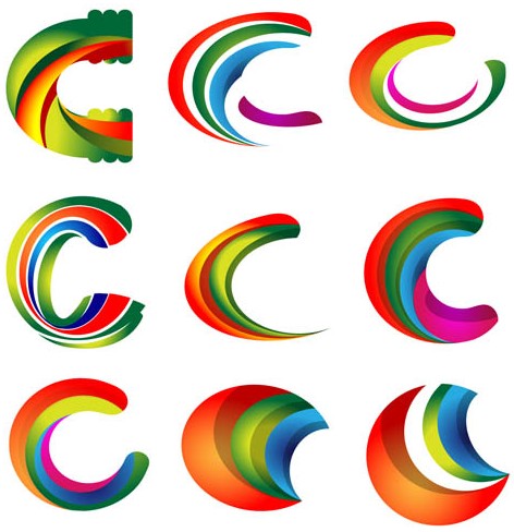 Creative Color Logotypes art vector