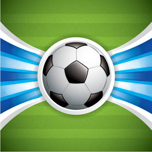 Creative Football Backgrounds 2 vector graphics