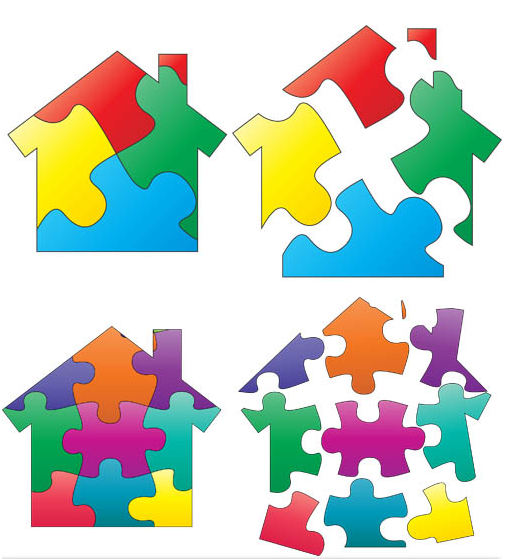 Creative Puzzles Logo vector