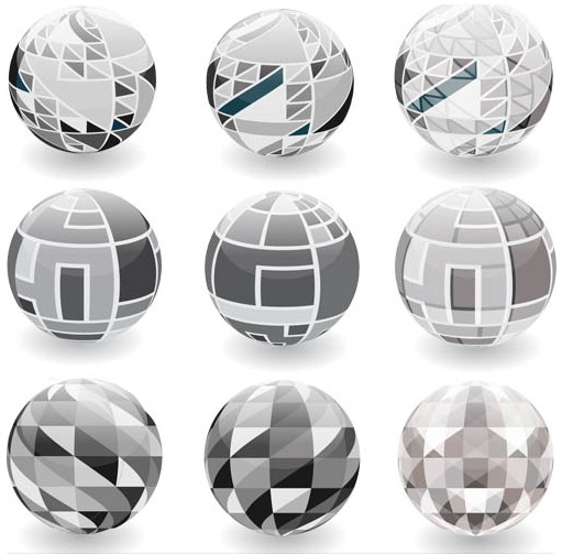 Creative Spherical Logo vectors
