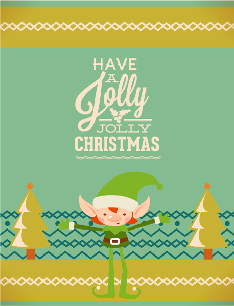Cute Christmas background 2 vector
