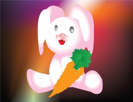 Cute Rabbit vector
