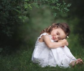 Cute little angel Stock Photo